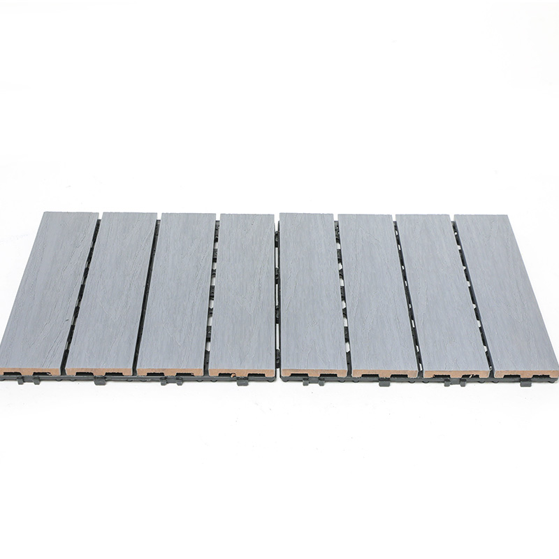 Utomhus WPC Interlocking Deck Tile WPC DIY Plates